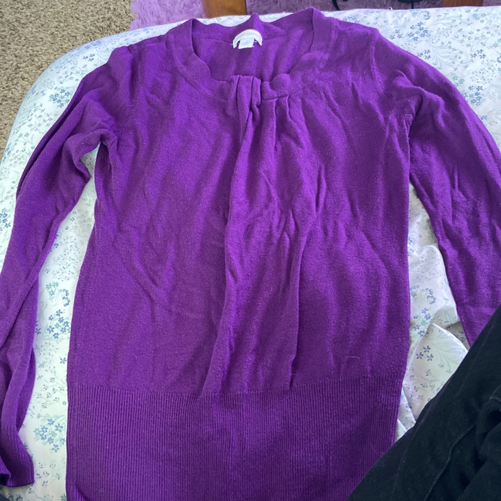 Purple sweater